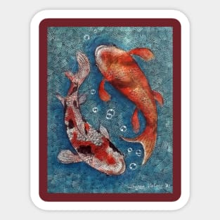 Koi fish Sticker